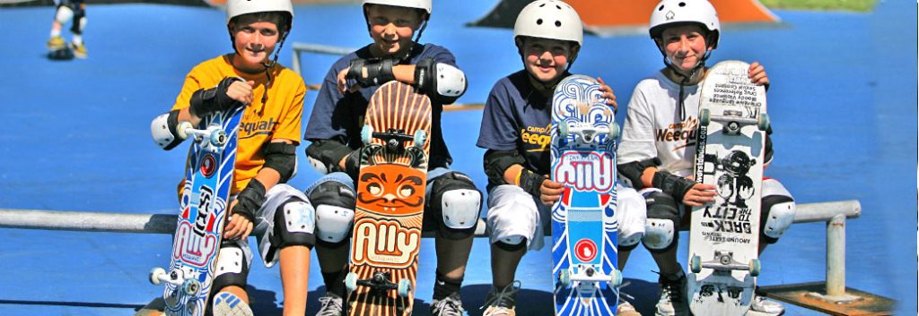 Skate park at Camp Weequahic